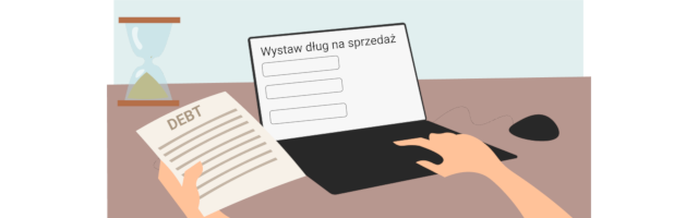 Wystaw ofertę sprzedaży długu